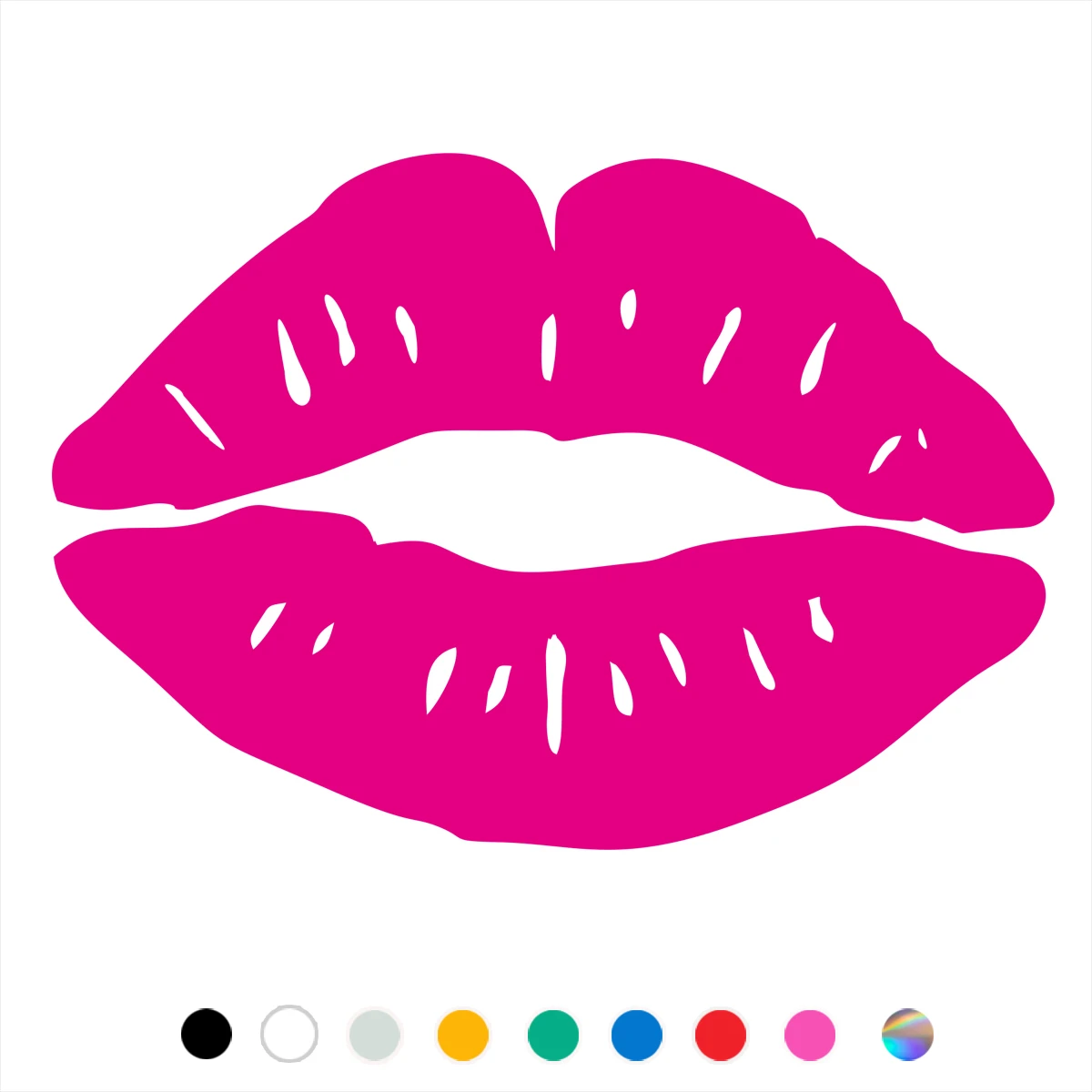 

15.2x10.6cm Sexy Lip Kiss Car Sticker Funny Decal For Cars Auto Motorcycle Bumper Window Door Body JAYJOE Vinyl Car Stickers