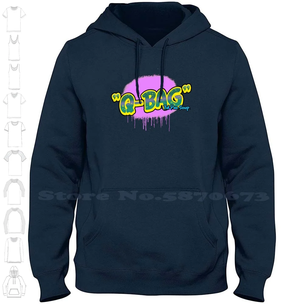 Q-Bag Толстовка с длинным рукавом Свитшот Темный веер Tid Pao граффити