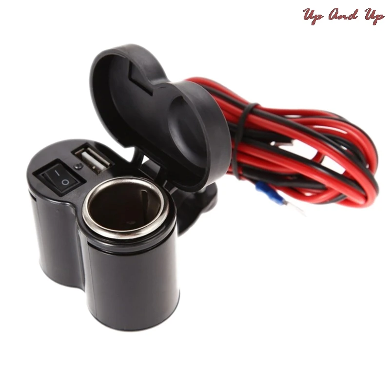 Новое универсальное 12 24 В водонепроницаемое автомобильное зарядное устройство