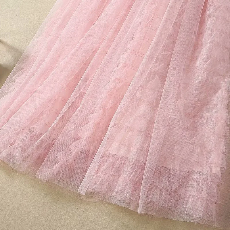 

Designer High Quality Dress 2021 Spring Style Women Geometric Prints Lace Patchwork Long Sleeve Mid-Calf Length Cotton Dress