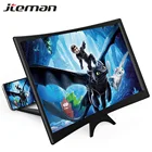 Увеличительное стекло с изогнутым экраном 12 дюймов для сотового телефона, увеличитель 3D для HD-видео, Складная Настольная подставка, усилитель для мобильного экрана