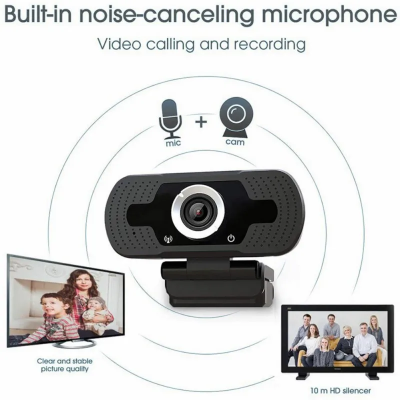 

HD 1080P Webcam Autofocus Web Camera Desktop with Mic for Webcast Conference Cam For PC Laptop Computer online meeting