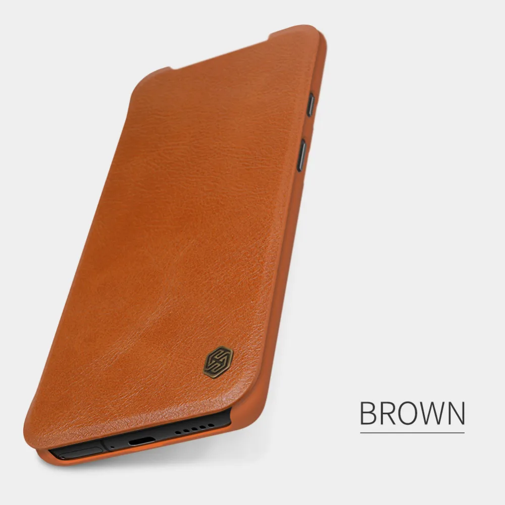 Для OnePlus 7 T/7 T Pro OnePlus 7/7 Pro/OnePlus 6/6 T/5 T/3t чехол NILLKIN Qin кожаный чехол-книжка с откидной крышкой чехол из натуральной кожи защитный чехол