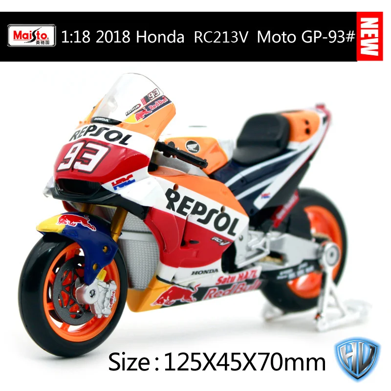 31595-93 Maisto 1:18 Moto GP honda RC213V Repsol honda команда 26#93# модель мотоцикла Мотоцикл Модели Diecast коллекция детских игрушек подарки 31595 - Color: 31595-93