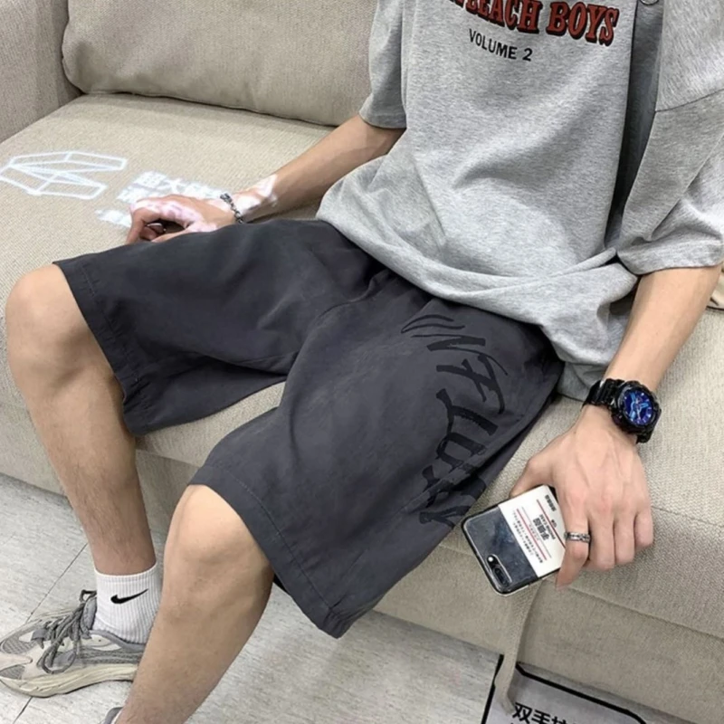 Спортивные шорты для отдыха мужские летние Корейская версия в гонконгском стиле