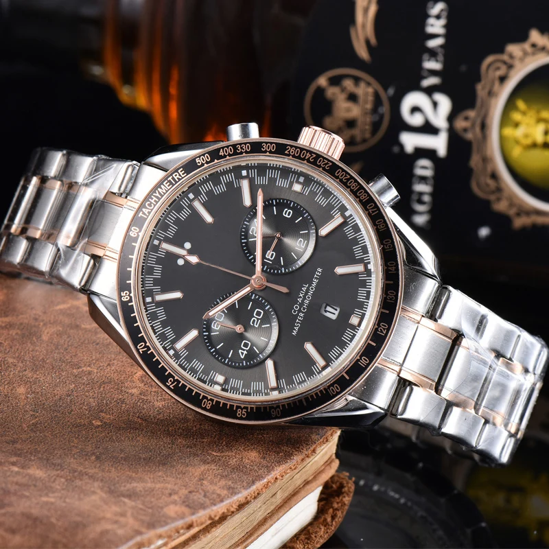 

Top Luxury Military Quartz Men Watch Stainless Steel Classic Calendar Man Aaa Watch Fashion Miesten kello Reloj de hombre