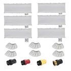 Щетка для пароочистителя Karcher SC1 SC2 SC3 SC4 SC5 SC7, большая круглая щетка, Паровая тряпка