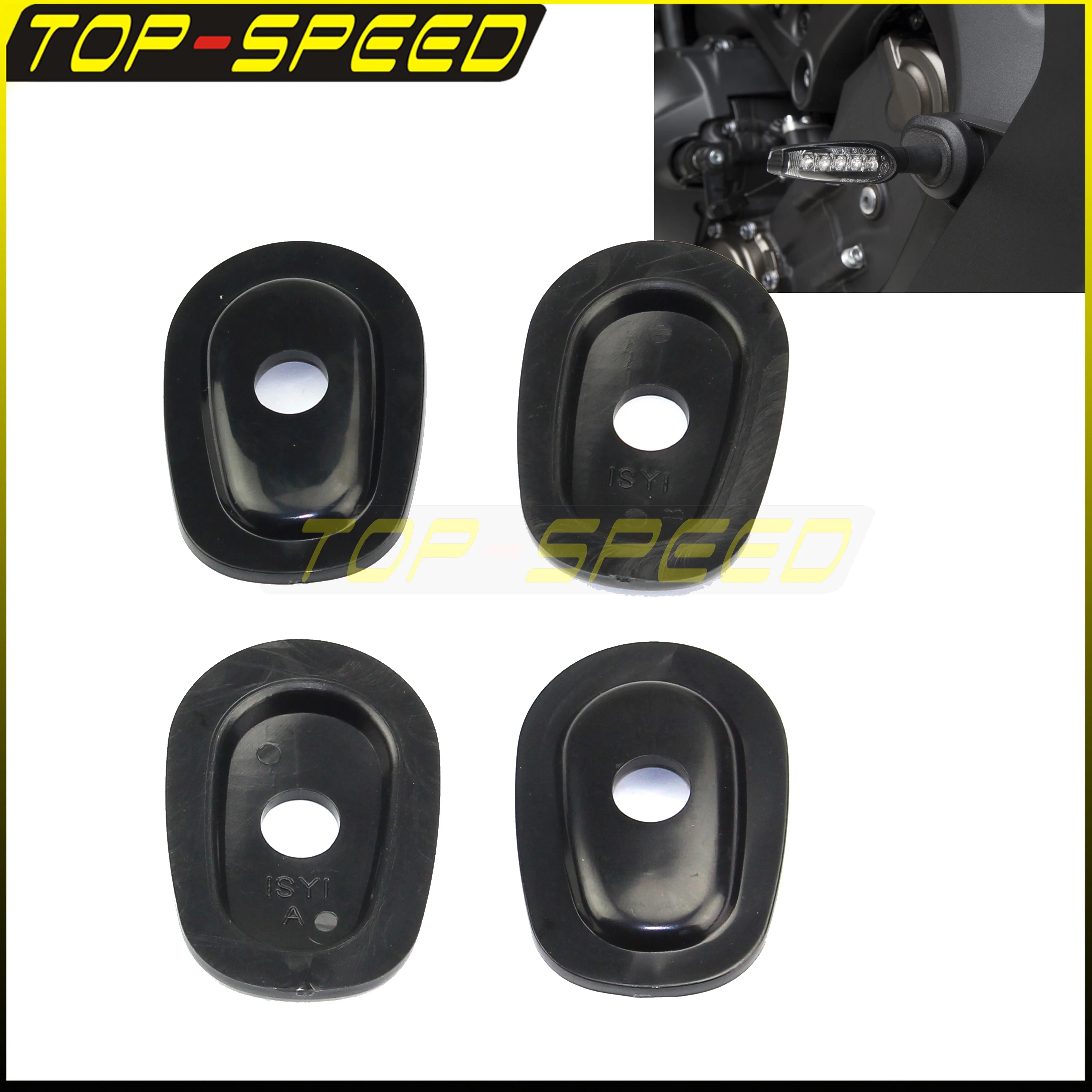 

Адаптеры указателей поворота для Yamaha YZF R1 R6 FZ600 FAZER FZ1000, 4 шт.