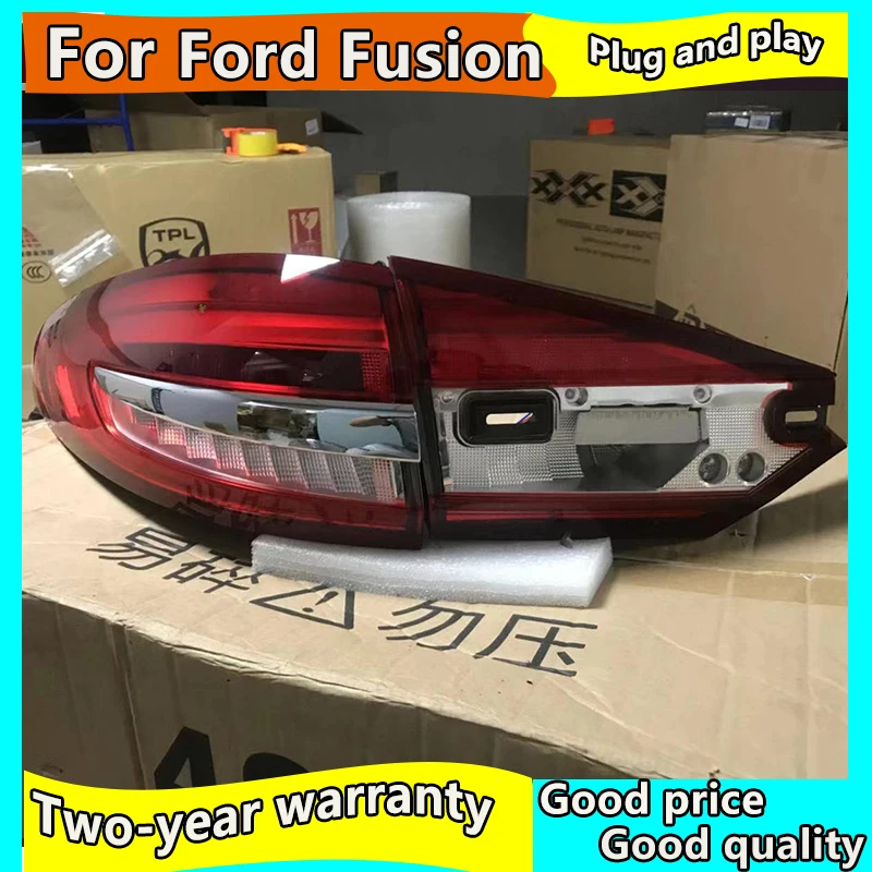 Автомобильный Стайлинг задний фонарь чехол для Ford Fusion задние фонари- Mondeo светодиодный задний фонарь DRL+ тормоз+ Парк+ сигнальная лампа