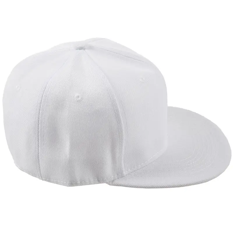 

Plain Re-entry Hip-Hop Baseball Cap Boy Adjustable Hat White