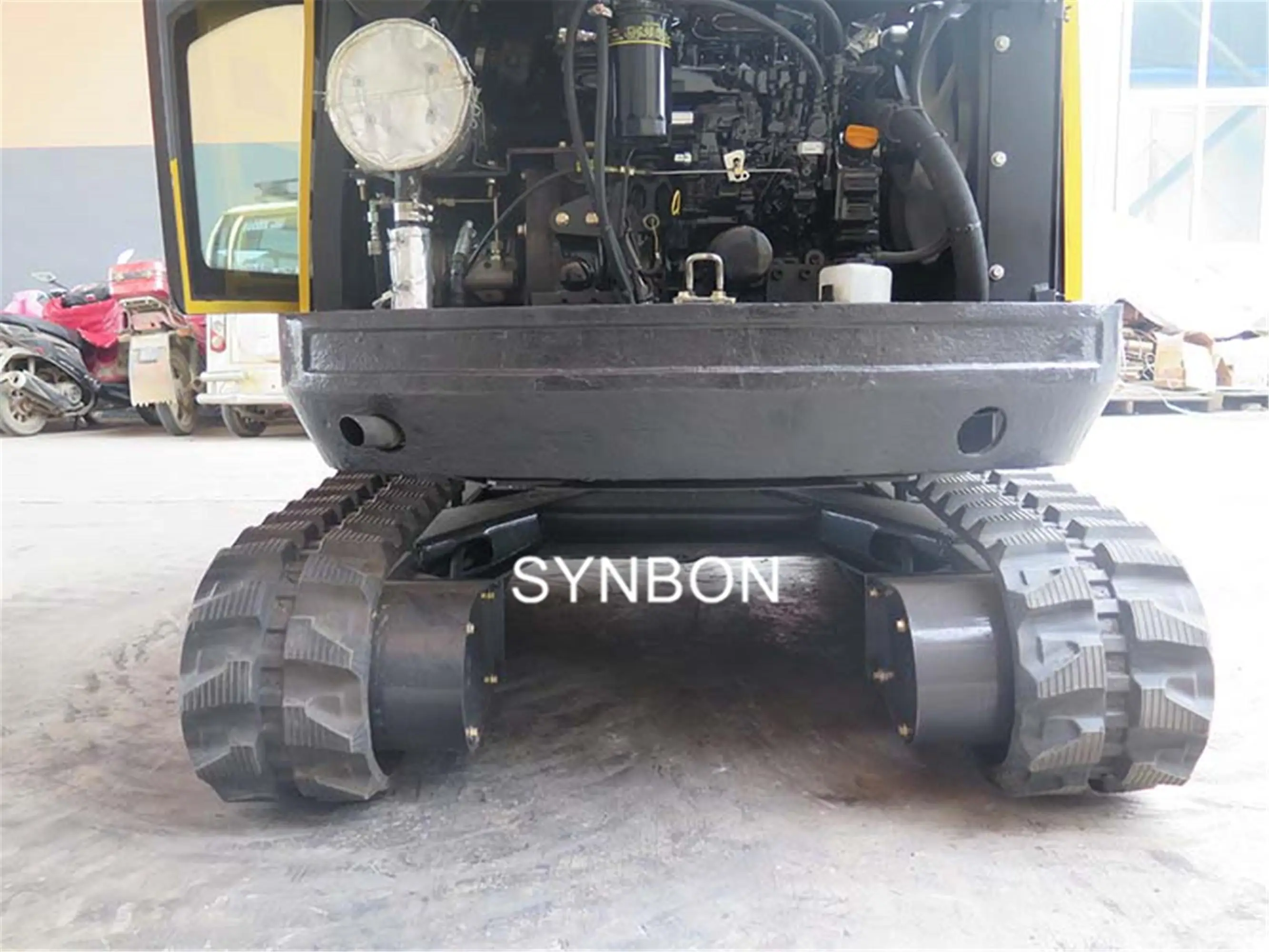 

SYNBON-Mini excavadora de 3 toneladas con certificacin CE EPA, para trabajo en granja y jardn, motor disel