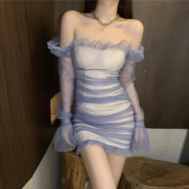 Женская одежда kywommnz облегающая длинная юбка с коротким рукавом Сексуальная