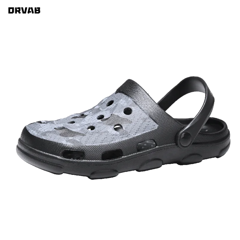 Mens Sandals Summer Classic Slip-On Breathable Hole Shoes Soft Comfortable Beach Men Gladiator Flat Casual | Обувь