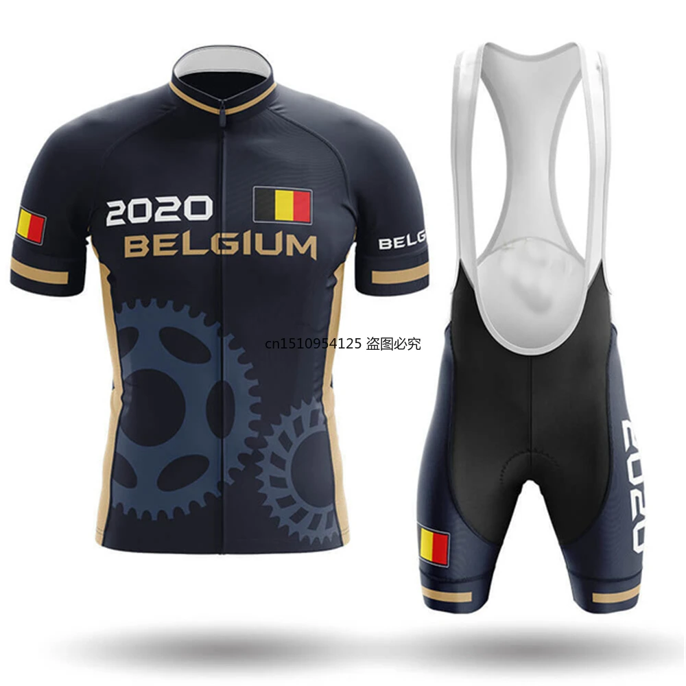 

2020 Belgium Bicicleta Top Cycling Jersey Pro Team Cycling Clothing Summer MTB Cycling Shirts Men Bike Jersey Ropa Ciclismo