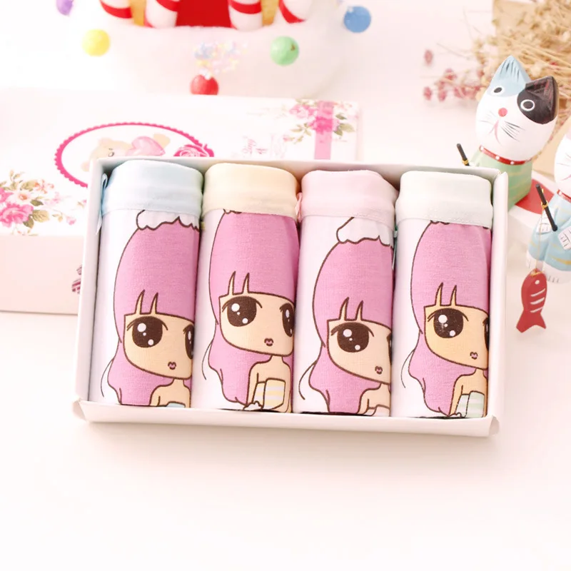 Новые модные детские трусики из 3 предметов трусы для девочек нижнее белье милые