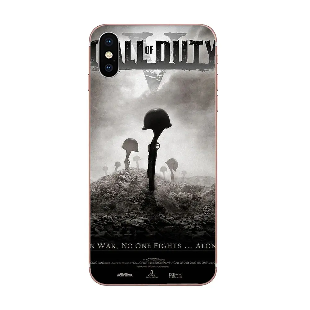 Видео игры War Soldier Военная Униформа ТПУ Пользовательские чехол для телефона Galaxy