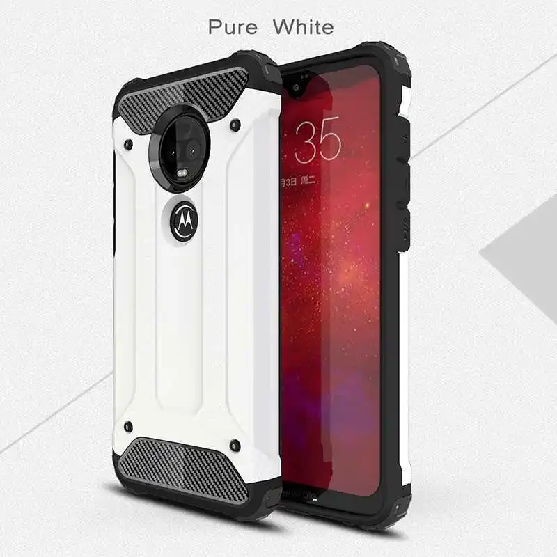 Mokoemi железная Броня ударопрочная для Motorola Moto G7 G6 G5s G5 Play чехол для Motorola Moto G7 G6 G5s G5 Plus чехол для телефона - Цвет: White