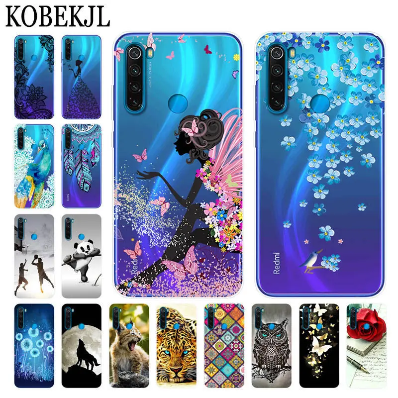 Чехол для Redmi Note 8T мультяшный ТПУ силиконовый мягкий чехол накладка телефона Xiaomi