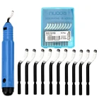 DIY кромки резца NB1100 в виде ручки для снятия заусенцев для Медь трубки инструмент развертки Запчасти обрезки Ножи BS1010 заусенцев скребок