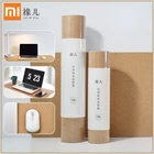 Коврик для мыши Xiaomi Son Of Oak из натуральной пробки, коричневый, с натуральной пробковой текстурой, водонепроницаемый, большого размера, игровой коврик для мыши, компьютера, ноутбука, настольного компьютера