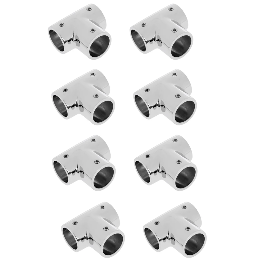 Magiideal 8 шт. нержавеющая сталь лук лодка ручной рельс 90 градусов тройник для 1
