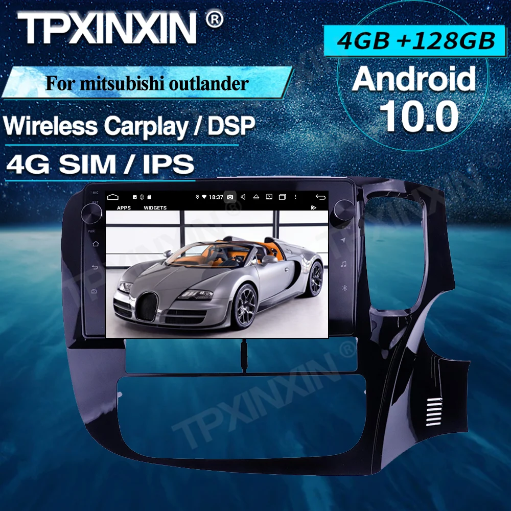 

Автомобильный радиоприемник Android 128G для Mitsubishi outlander 2014 + RHD, беспроводной автомобильный мультимедийный плеер для Carplay, головное устройство, а...