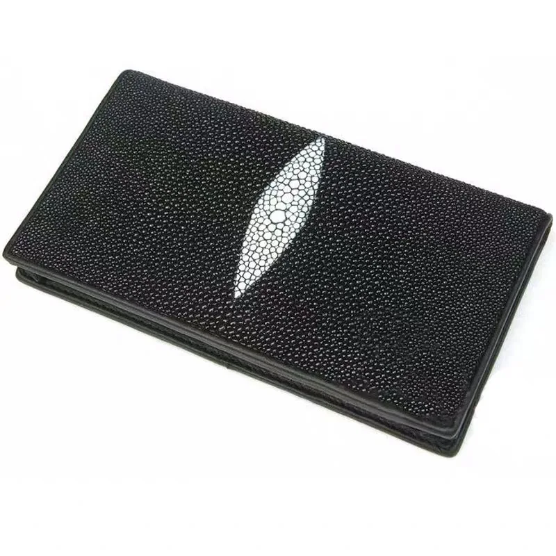 Стиль унисекс аутентичный натуральный морской скат кожа для женщин и мужчин