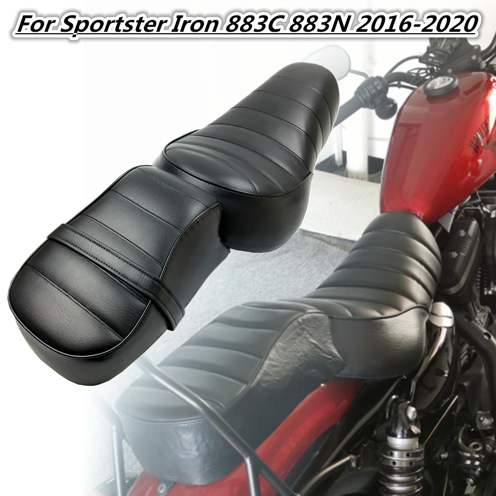 Кожаное сиденье для мотоцикла седло привода переднее заднее ПАССАЖИРСКОЕ