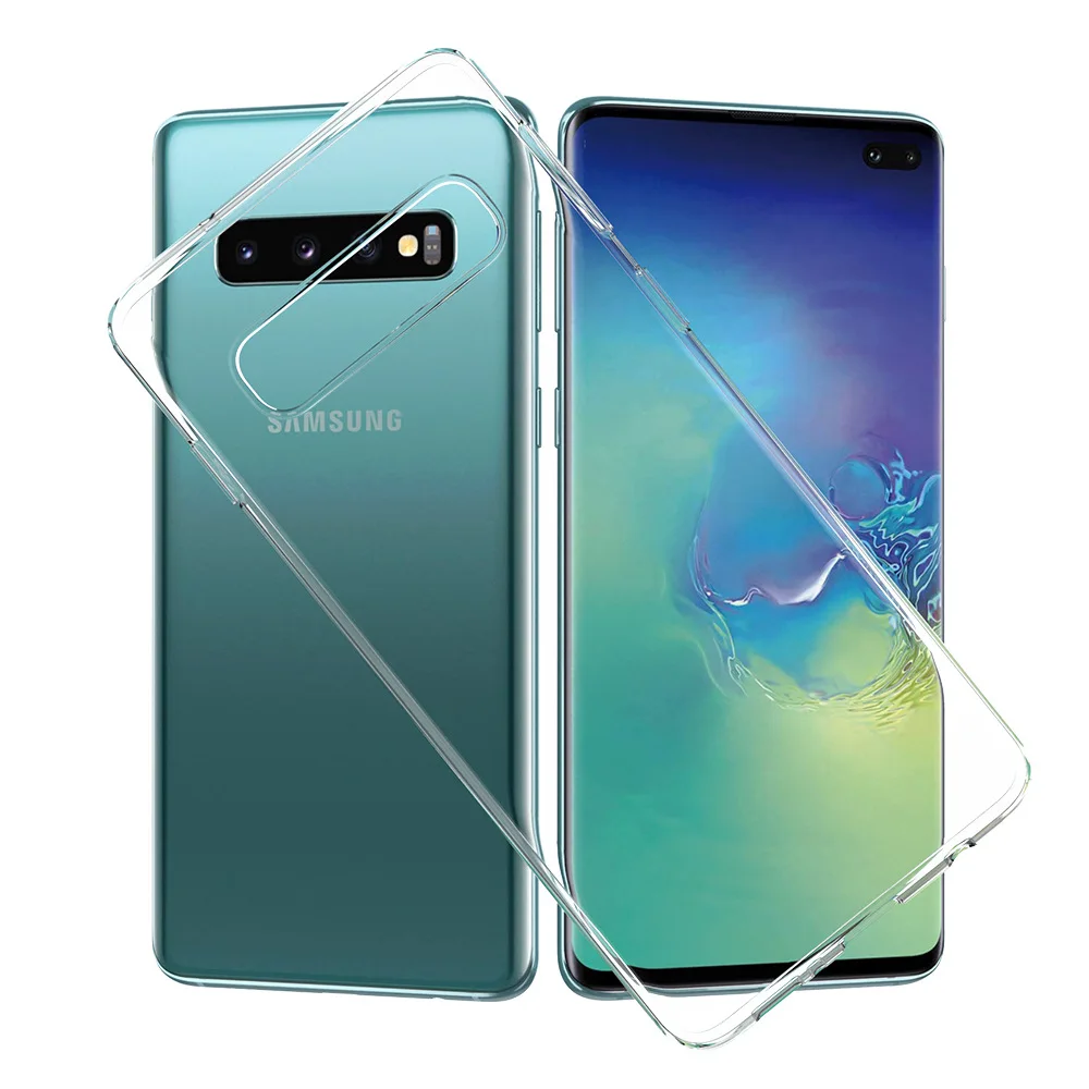 Прозрачный противоударный чехол для Samsung Galaxy S8 S9 S10 плюс S7 Edge Note 8 9 10 A20E A30 A40 A50 A60 A70
