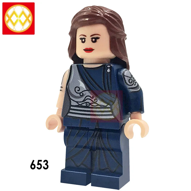 XH653janefoster Фильм Тор Ragnarok Odin Loki Hela Валькирия битва лошадь Frigga Hemidall Джейн Фостер Халк Sif строительные блоки кирпичная игрушка малыш - Цвет: XH653janefoster