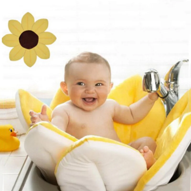 Reciern Nacido bebte flor bamino bagnera bebé plegable flor Bagno de juguete infantil de la felpa Цветочные cojin nignos nignas seguridad p