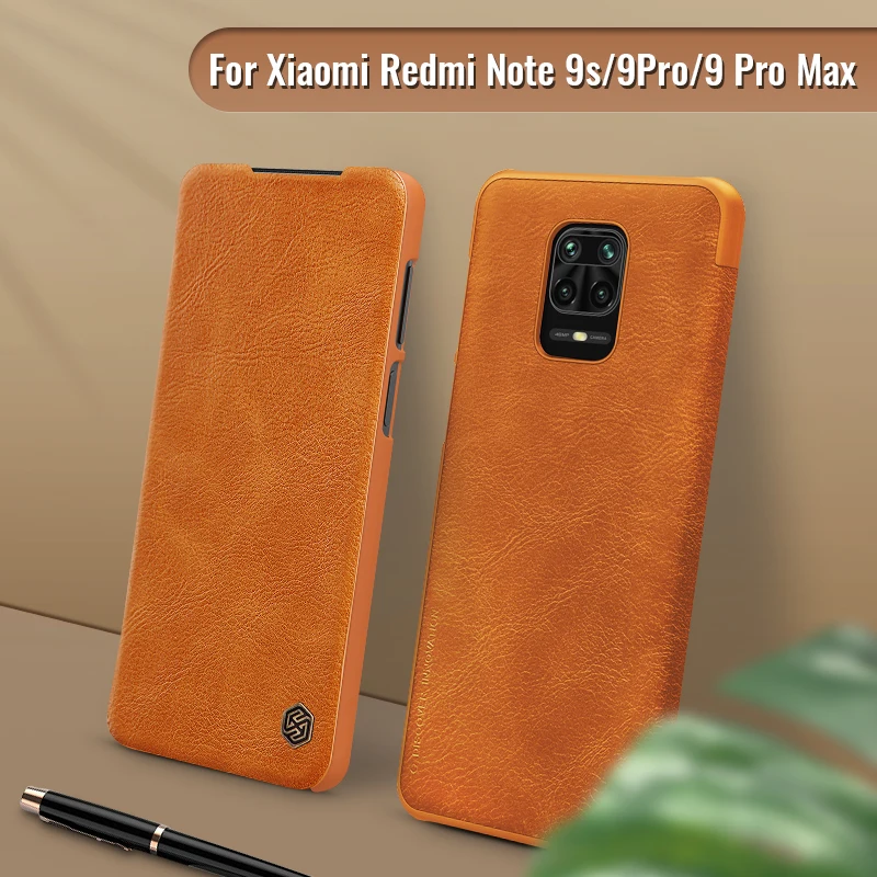 Чехол для xiaomi redmi note 9s NILLKIN винтажный флип-чехол кошелек из искусственной кожи