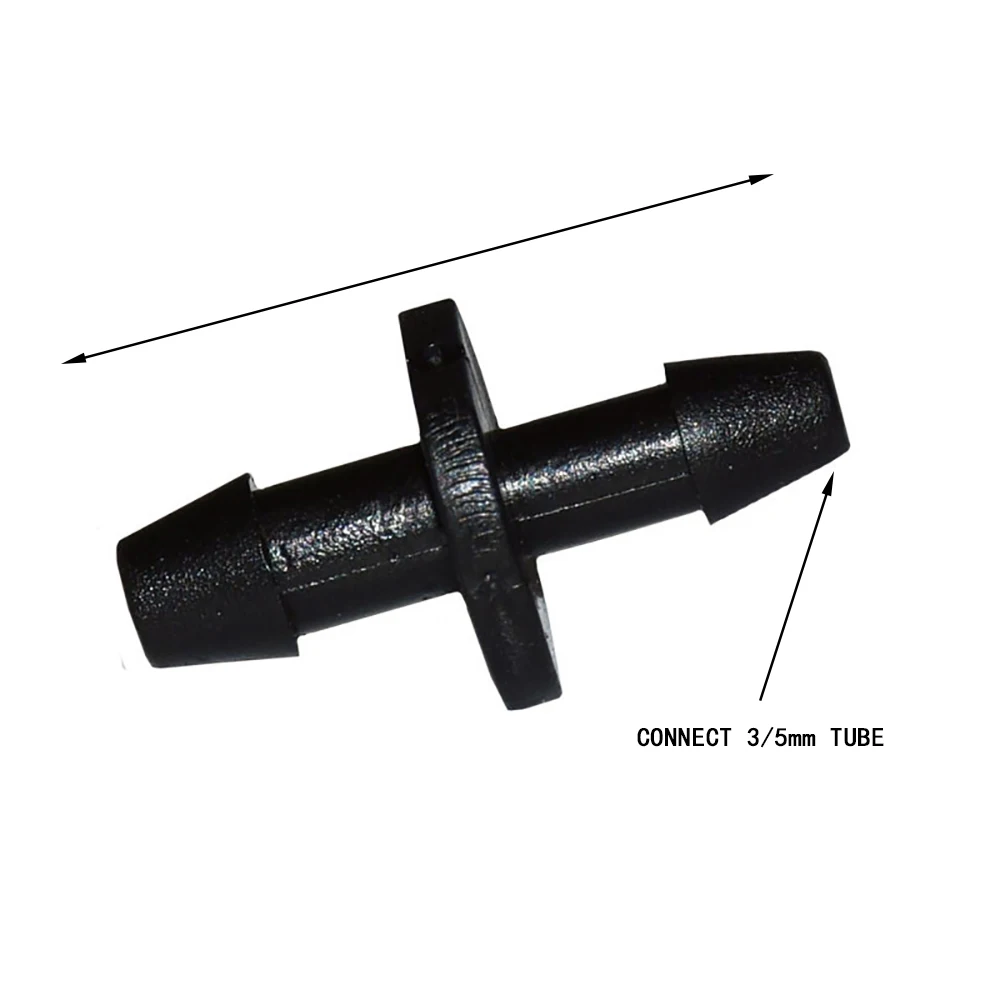 1/8&quot barbed connector double ways Used to splice our 3/5mm polyethylene tubing together garden hose 50pcs-pack IT127 | Дом и сад