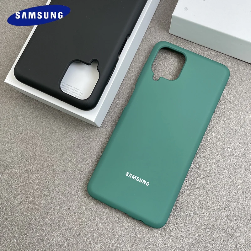 Чехол для Samsung Galaxy A12 M12 чехол из жидкого силикона 6 5 дюйма шелковистая мягкая на
