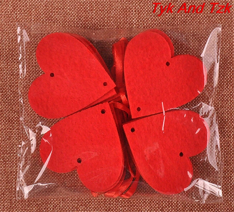 

DIY Non-woven Garland Creative Love Heart Curtain Wedding Decoration Marriage Room Supplies 16 Hearts Romantic Layout