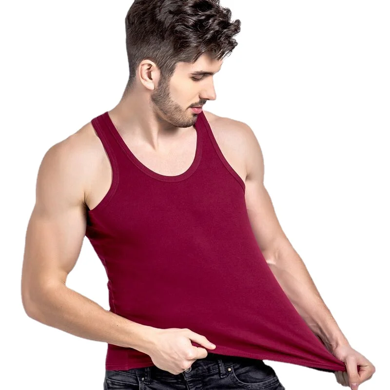 

Men's gym vest printed cotton vest men's fitness sleeveless shirt Men's breathable sports vest running vest men's undershirt