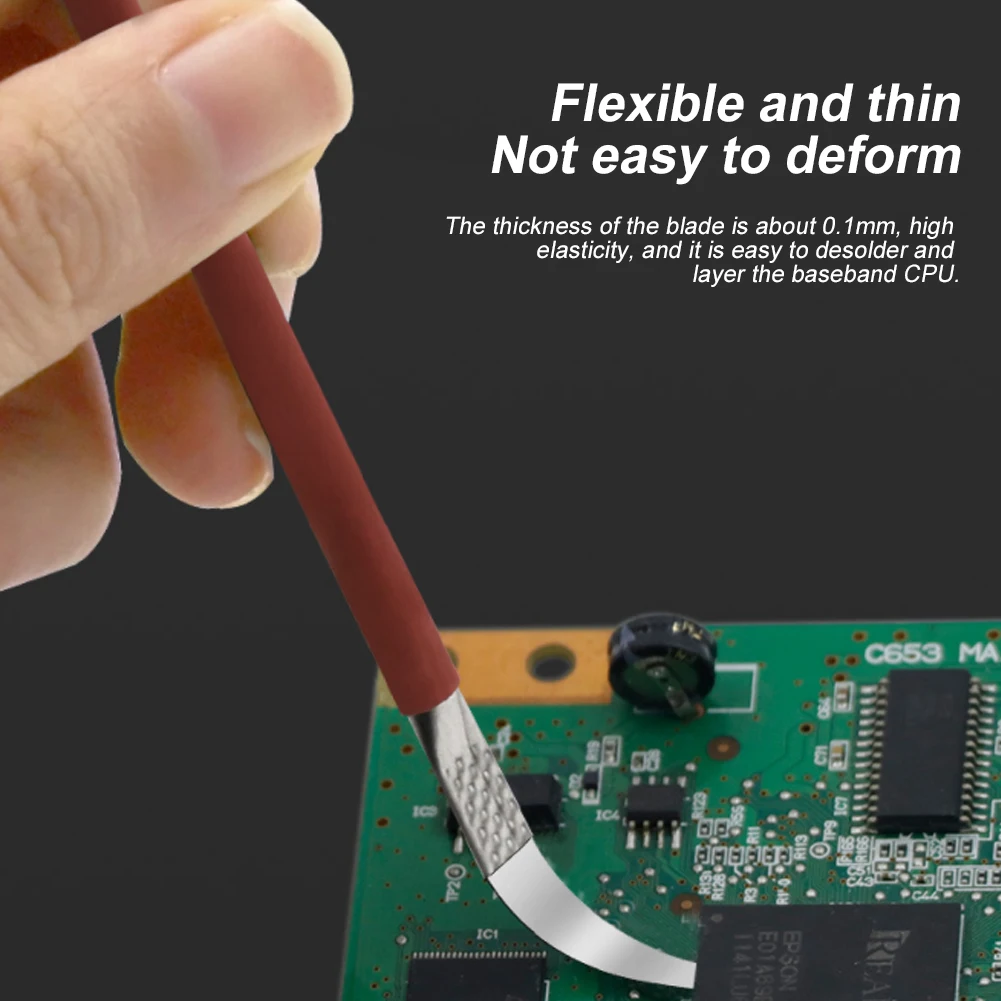 5 Pcs Chip Repair Knife Thin Blade Tool CPU Metal Pry Remover Motherboard Hand Tools Set for Phone Computer | Инструменты