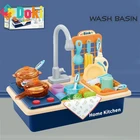 Детская пластиковая имитация электрической посудомоечной машины, ролевая игра, кухонные игрушки с электрической водой, набор для умывальника для детей, подарки