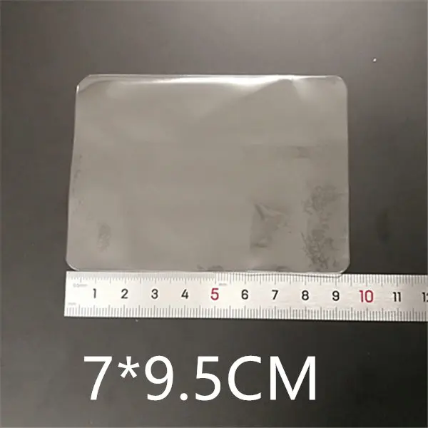 7X9.5CM 10 шт./лот 9,5*12,5 см ПВХ Прозрачные полиэтиленовые пакеты "сделай сам" для шейкер с бантом - Цвет: 7X9.5CM