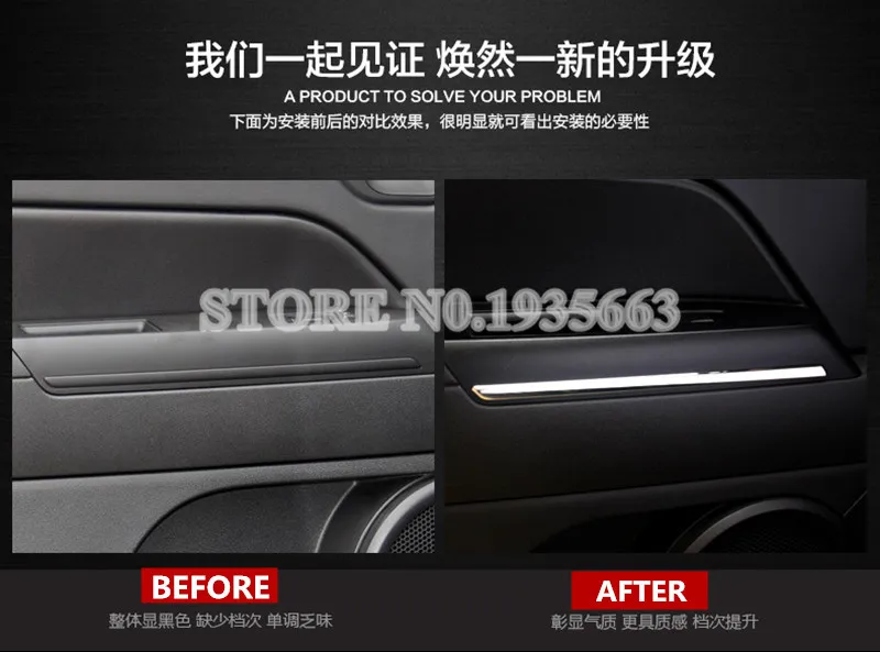 Для Jeep Patriot межкомнатных дверей автомобиля Панель декоративная накладка 2011 2015 4