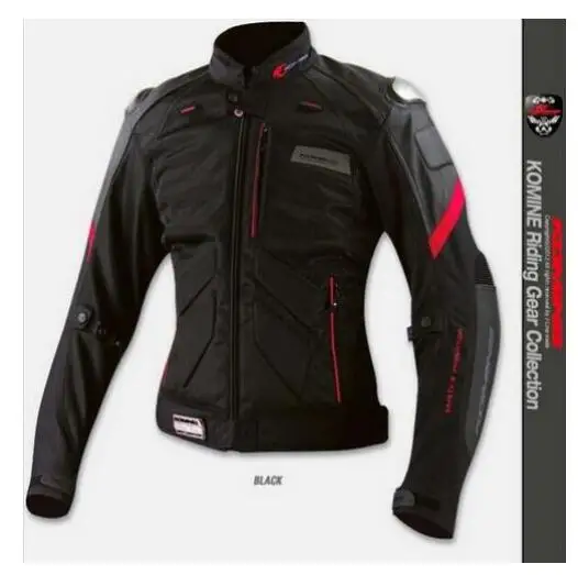 Новинка зимняя мотоциклетная куртка Komine из титановой кожи мужская для