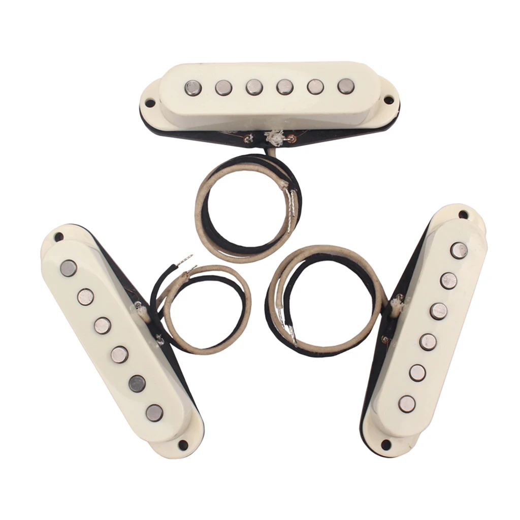

3pcs Single Coil Neck/Middle/Bridge Pickups Alnico 5 for Guitar