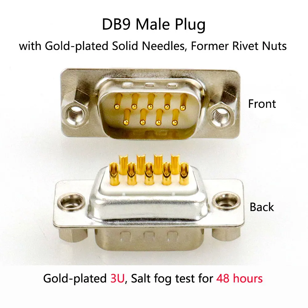 DB9 Male Female RS232 9 контактный последовательный разъем RS485 RS422 COM интерфейсные Адаптеры