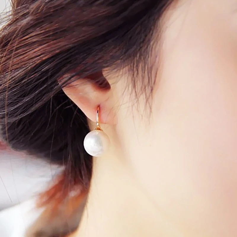 Популярные Простые золотистые Серебристые серьги гвоздики для женщин и девочек