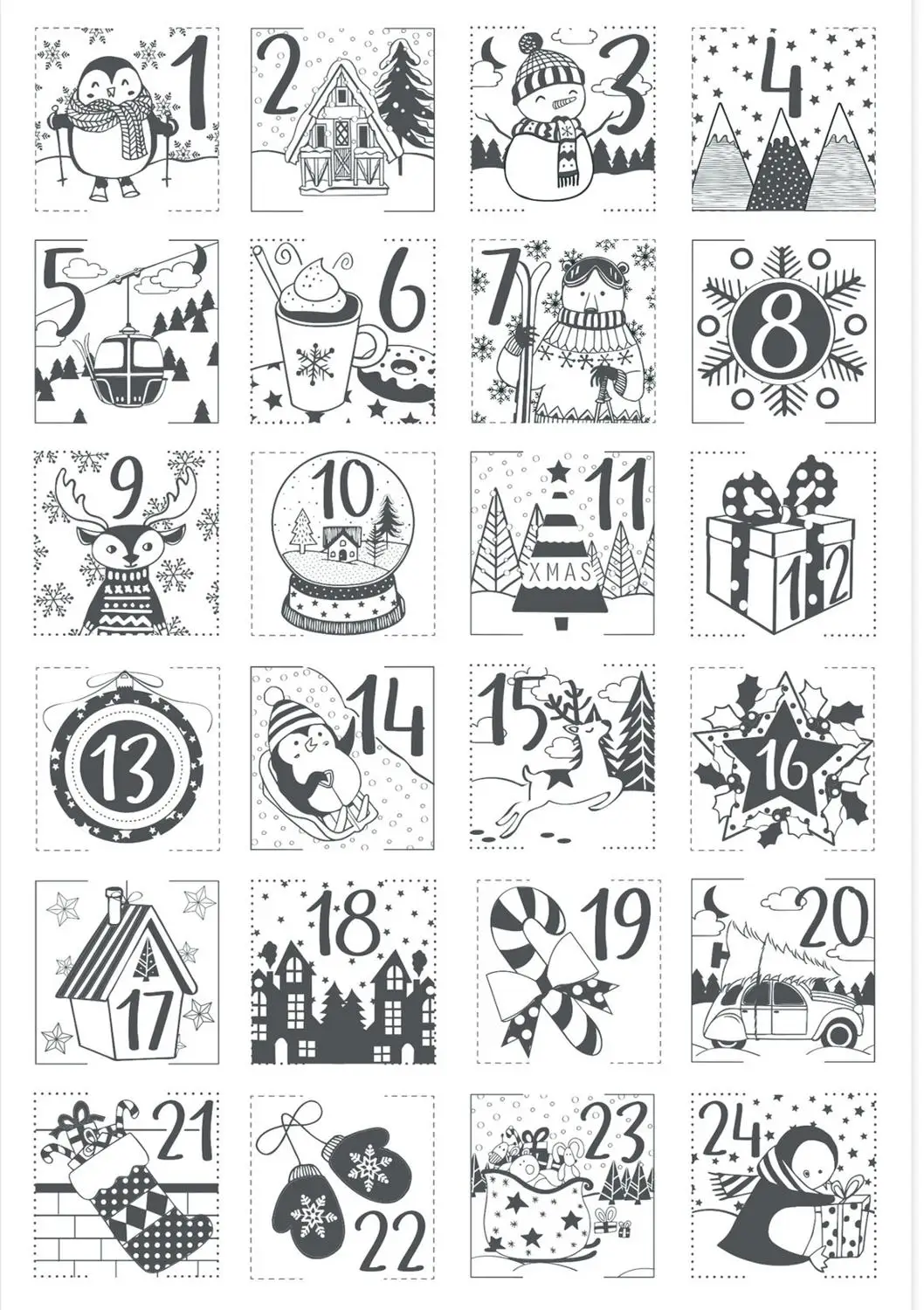 Рождественский чистый штамп для скрапбукинга Прозрачная силиконовая резина