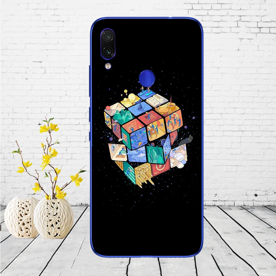 F25 Чехол для Xiaomi Redmi Note 7, силиконовый чехол для Xiaomi Redmi Note 7, задняя крышка, чехол для Redmi Note 7, чехол для телефона - Цвет: F25