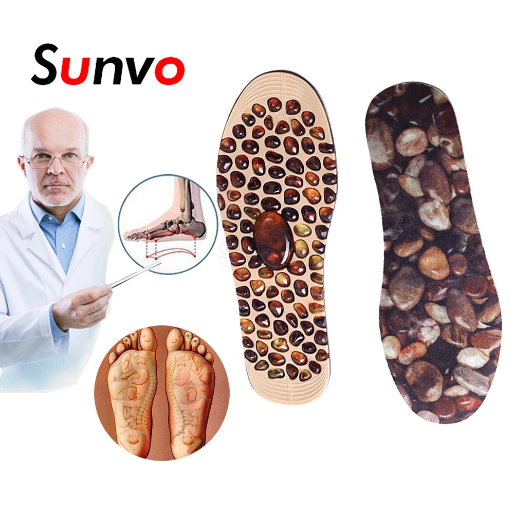 Массажная стелька для ног Cobblestone облегчающая усталость снимает давление