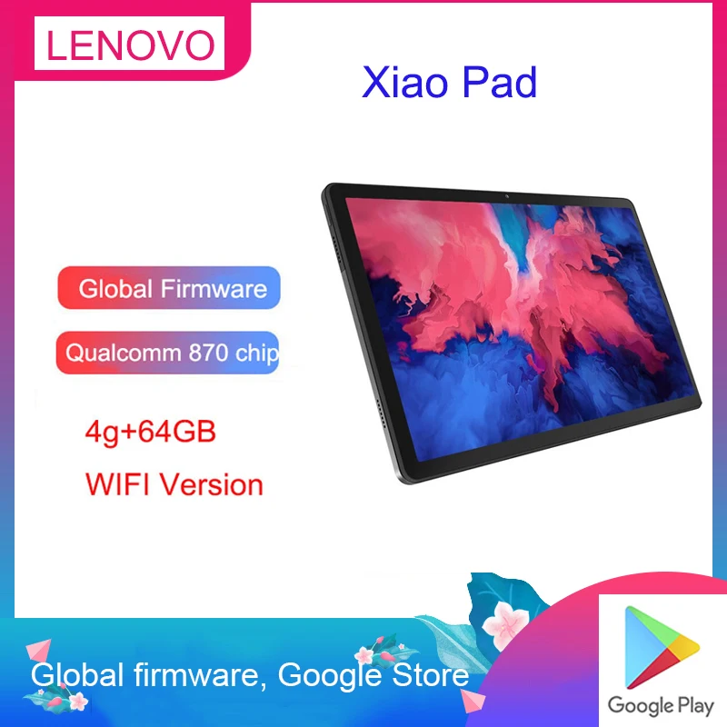 

Планшет Lenovo Xiaoxin Pad 4 Гб + 64 Гб Wi-Fi обучения и развлечения Tablet 2k 11 дюймов полный экран Серый Новый глобальная прошивка