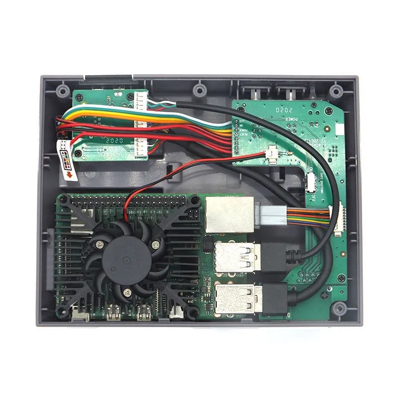 Чехол Retroflag для Raspberry Pi 4 чехол NESPi SSD охлаждающий вентилятор адаптер и радиаторы