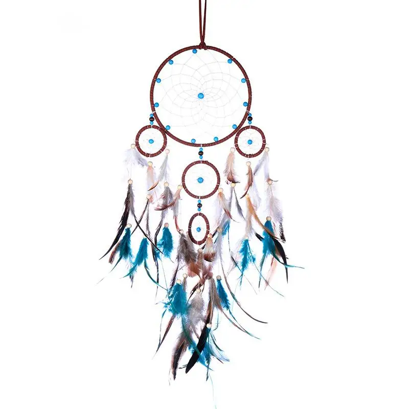 

Dream Catcher Handmade Dreamcatcher Feather Wall Handmade Braided Wind Chimes Art For Wall Hanging Car Home Decoration Gifts